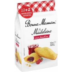 Bonne Maman Madeleine Cœur Framboise x12 360g