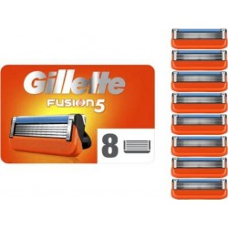 Gillette Lames de rasoir Fusion 5 recharges x8