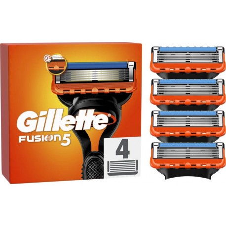 Gillette Lames de rasoir Fusion 5 recharges x4 (lot de 2 soit 8 lames)