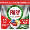 Fairy Capsules lave-vaisselle Platinum+ Citron x25 372g (lot de 2)