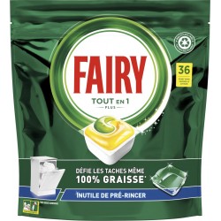 Fairy Capsules lave-vaisselle Tout en 1 Citron x36 486g