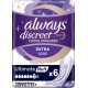 ALWAYS DISCREET INCONTINENCE ADULTE x6