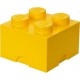 Lego stockage brique 4 Medium Jaune