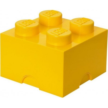 Lego stockage brique 4 Medium Jaune