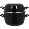 MegaStore Express Marmite À Moules 18 Cm En Acier Émaillé Marmite à moules 18cm en acier émaillé