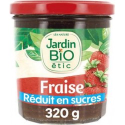 Jardin Bio Confiture extra 60% Fraise 320g