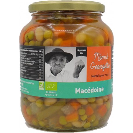 Mémé Georgette Macédoine de Légumes Bio 680g