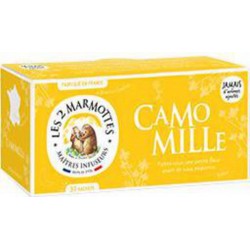 Les 2 Marmottes Infusion Camomille x30 30g