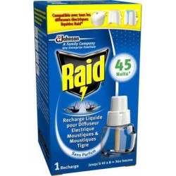 Raid Recharge insecticide Anti-moustiques 45nuits