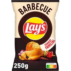 LAY'S Chips saveur Barbecue Format familial 250g