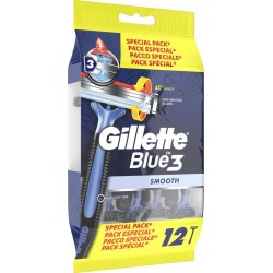 Gillette Rasoir jetable Blue3 SMOOTH x12