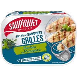 Saupiquet Filets de Sardines grillés aux Herbes de Provence 70g