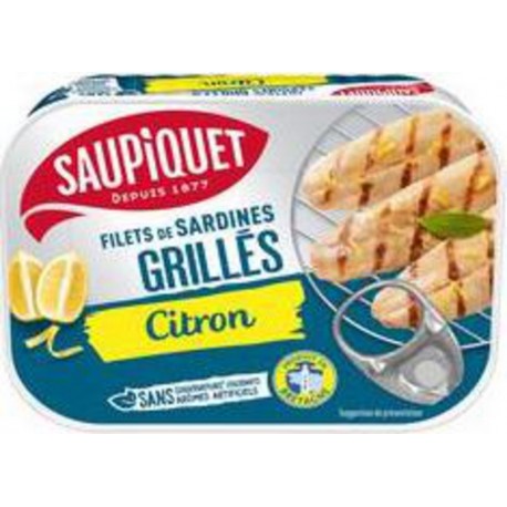 Saupiquet Filets de Sardines grillés au Citron 70g