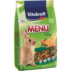 VITAKRAFT MENU PREMIUM Aliments pour lapin nain 4Kg