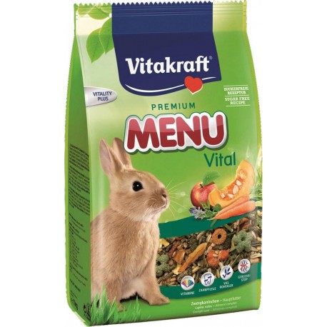 VITAKRAFT MENU PREMIUM Aliments pour lapin nain 4Kg