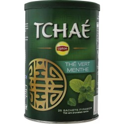 Lipton Thé vert Tchaé Menthe impériale x25 50g