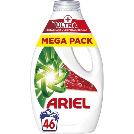 ARIEL POWER LESSIVE LIQUIDE Ultra Détachant x46 2.07L