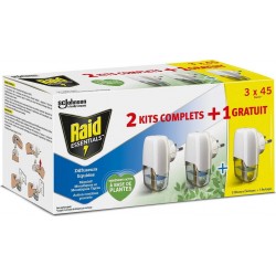 RAID ESSENTIALS INSECTICIDE x3 96ml