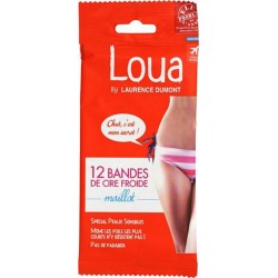 LAURENCE DUMONT Loua Bandes de Cire Froides Maillots Spécial Peaux Sensibles x12 (lot de 3)