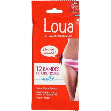 LAURENCE DUMONT Loua Bandes de Cire Froides Maillots Spécial Peaux Sensibles x12 (lot de 3)