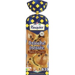 Pasquier Brioche tressée Pépites de Chocolat 630g