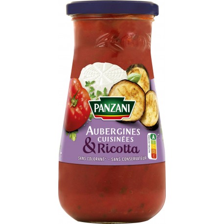 Panzani Sauce Aubergines cuisinées & Ricotta 400g