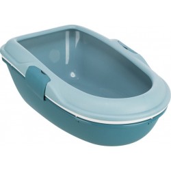 Clair Bac A Litière Berto 39 X 22 X 59 Cm Bleu Pétrole Pour Chat. Trixie