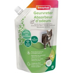 Beaphar Granulés Litière Absorbeur D'odeurs 400 G Vanille Et Melon