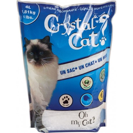 NC Litière Pour Chats Crystal Cat 4L