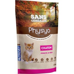 PHYSYO PET FOOD Croquettes pour chatons sans céréales 1,5Kg