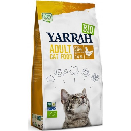 NC Croquettes Yarrah Chat Croquettes Poulet Bio 800g