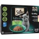 SHEBA Pâtée Pour Chaton Sélection Mixte Au Saumon Et Au Poulet En Sauce 12 sachets fraîcheur