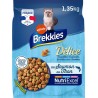 BREKKIES Coquettes pour Chat au Saumon et Thon la sac de 1.35Kg