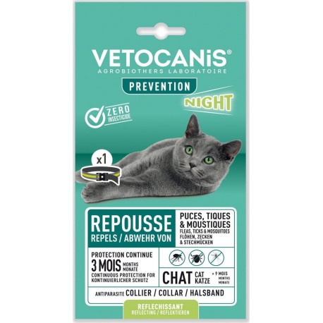 VETOCANIS Collier pour chat antiparasitaire le collier