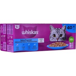 X G Collation Pour Chat Whiskas 40 X 85 G Saumon Thon