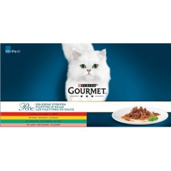 X G Pâtée Gourmet Perle Chat Les Filettines En Sauce 60 X 85g