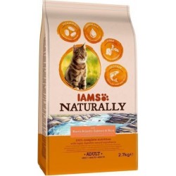 NC Iams Naturally Croquette Saumon Atlantique Nord + Riz Toutes Races