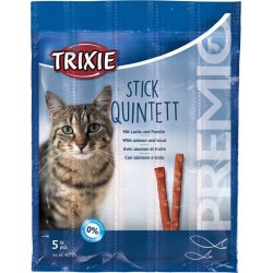 NC 5 Sticks Friandise Au Saumon Et Truite Pour Chats.-trixie