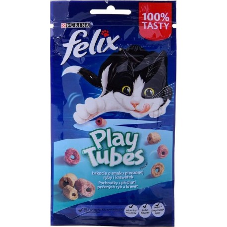 Purina Aliments Pour Chat Play Tubes Poisson