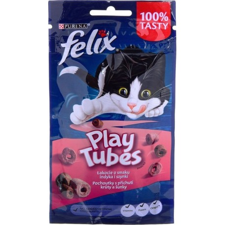 Purina Aliments Pour Chat Play Tubes Dinde Jambon