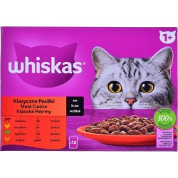 Whiskas Aliments Pour Chat Classic Meals Poulet Veau Agneau Oiseaux