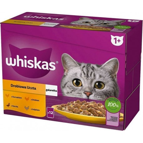 Whiskas Aliments Pour Chat Poulet Dinde Canard Oiseaux