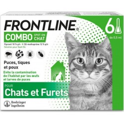 Frontline Combo Chat & Furet 6 Pipettes les 6 unités