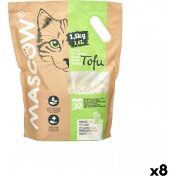 Sable Pour Chats 1,5Kg Soja Blanc (8 Unités)