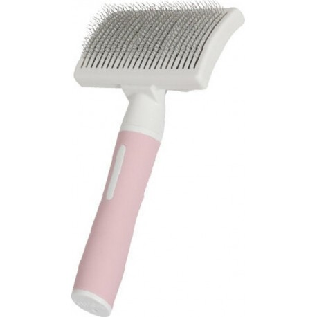 Zolux 550004 Brosse Et Peigne Pour Animaux Rose, Blanc Chat