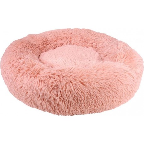 NC Panier Coussin Peluche donut Rose Ø60cm Pour Animaux