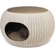 NC Lit Pour Chat Curver Knit Beige Sable 6,7 X 32,5 X 6,7 Cm