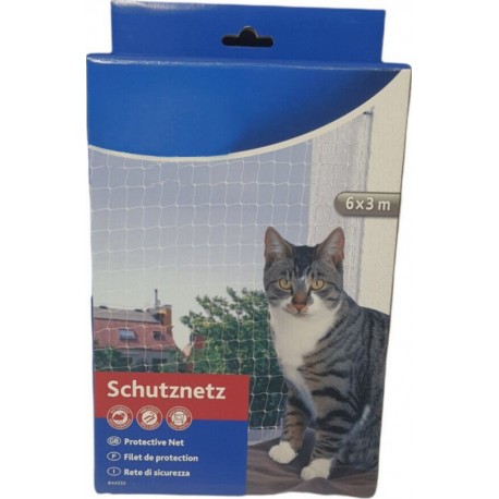 NC Filet De Protection Pour Fenêtre 6 X 3 Mètres Pour Chat Trixie