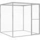 NC Cage Pour Chat 1,5x1,5x1,5 M Acier Galvanisé Vidaxl