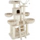 Arbre À Chat 195 Cm Beige/blanc 3708082